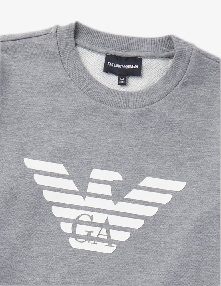 Emporio Armani Felpa girocollo con logo - immagine 2 Emporio Armani Felpa girocollo con logo - immagine 2