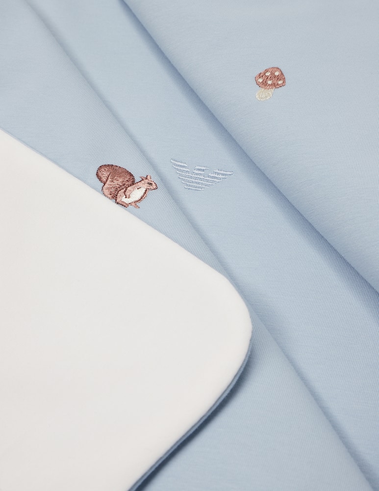 rinascente Emporio Armani Copertina neonato in cotone