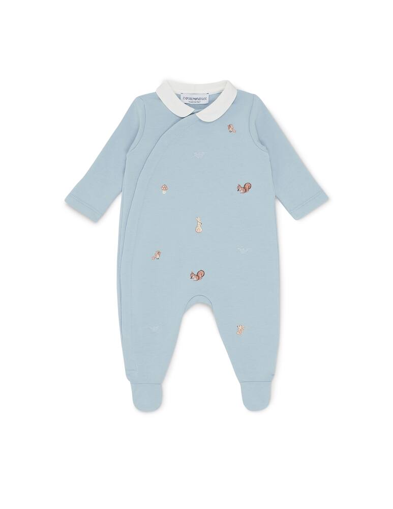 Emporio Armani Tutina baby in cotone - immagine 1 Emporio Armani Tutina baby in cotone - immagine 1