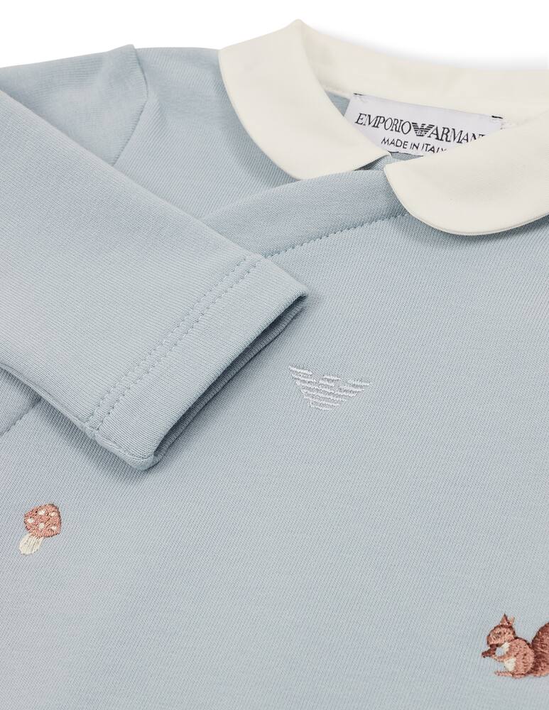 Emporio Armani Tutina baby in cotone - immagine 2 Emporio Armani Tutina baby in cotone - immagine 2
