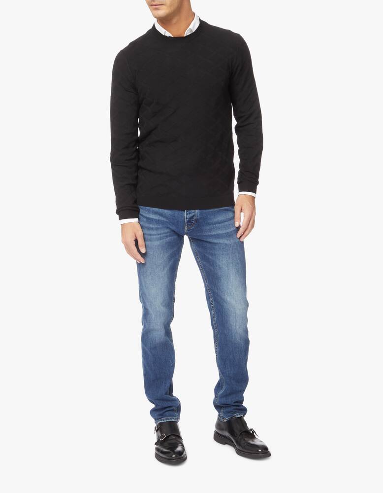 rinascente Emporio Armani Maglia girocollo in viscosa lavorata