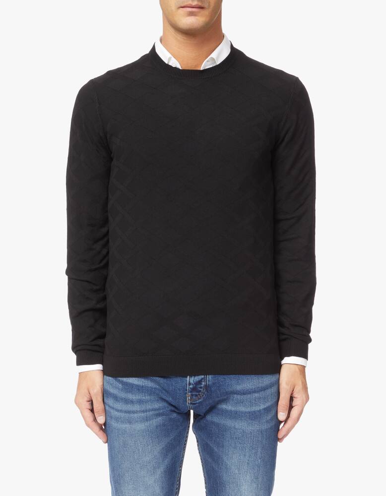 rinascente Emporio Armani Maglia girocollo in viscosa lavorata