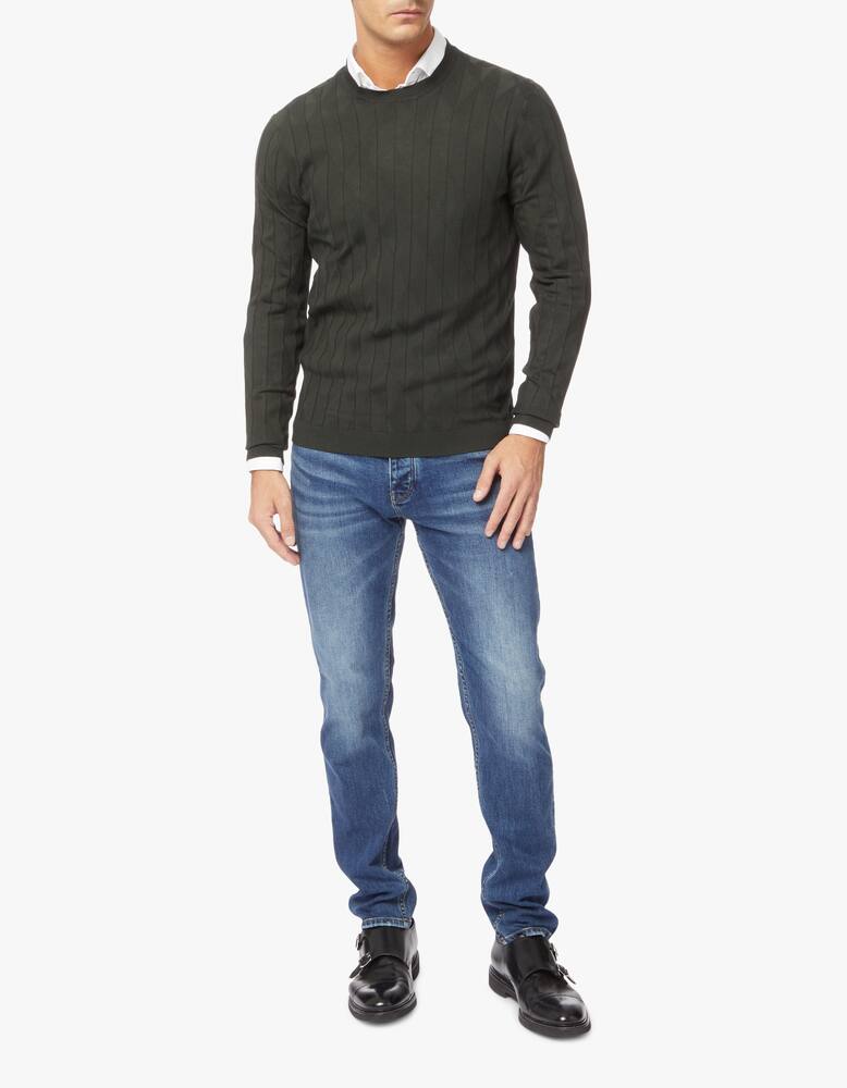 rinascente Emporio Armani Viscose worked roundneck jumper