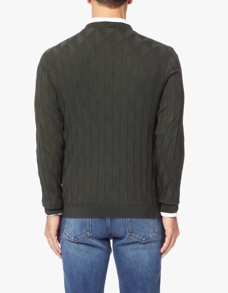 rinascente Emporio Armani Viscose worked roundneck jumper