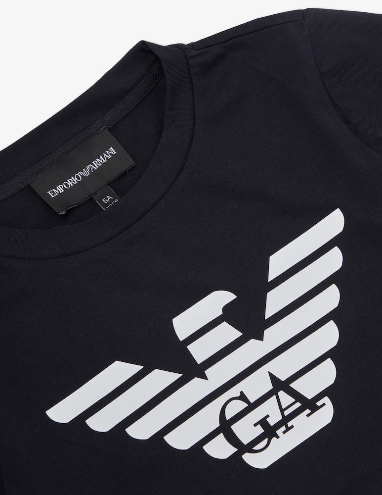 rinascente Emporio Armani Maglietta girocollo con logo - blu