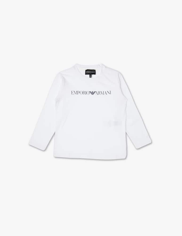 Emporio Armani Maglietta a maniche lunghe con logo - immagine 1 Emporio Armani Maglietta a maniche lunghe con logo - immagine 1