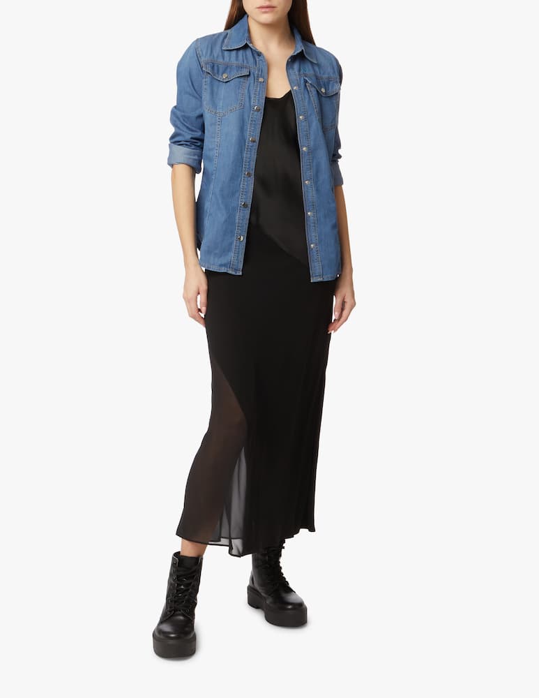 rinascente Armani Exchange Denim shirt - light blue