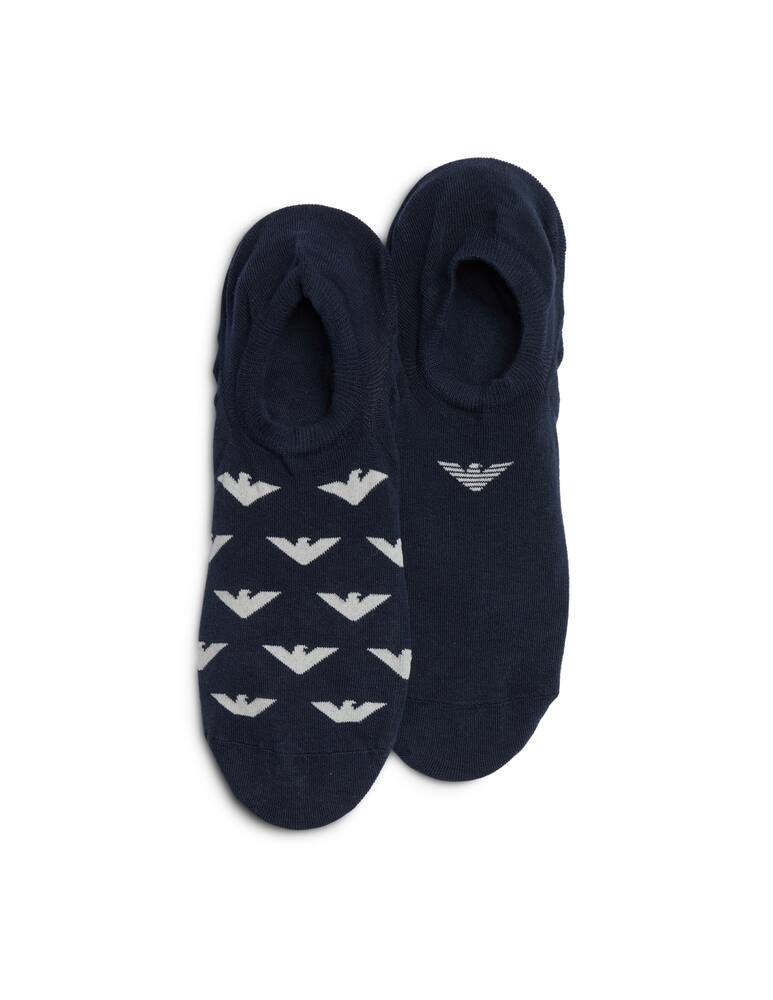 Armani Calzini 2pack invisibili gifting - blu - immagine 1 Armani Calzini 2pack invisibili gifting - blu - immagine 1