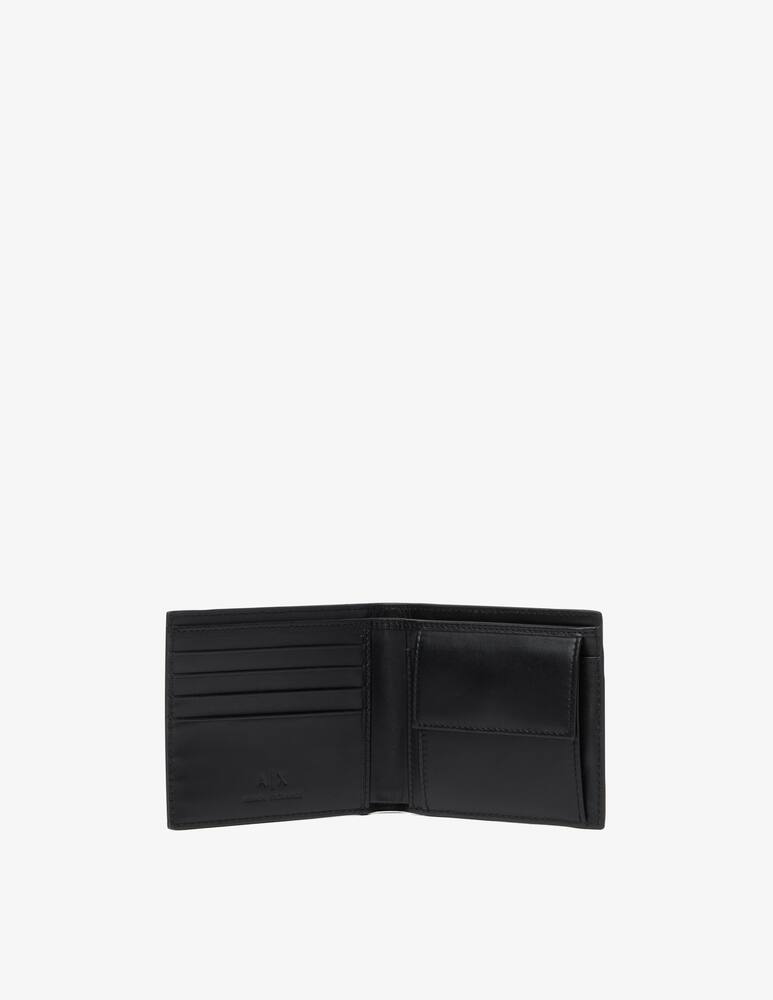 rinascente Armani Exchange Leather bifold wallet