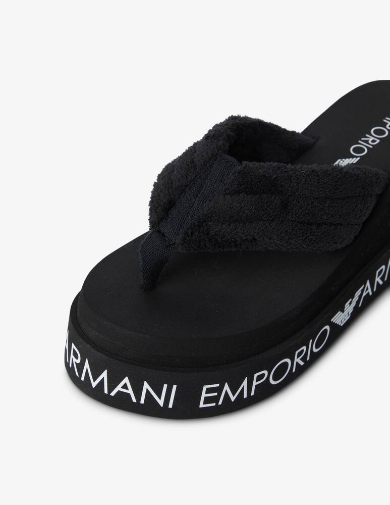 Emporio Armani Infradito da spiaggia con piattaforma - nero - immagine 5 Emporio Armani Infradito da spiaggia con piattaforma - nero - immagine 5