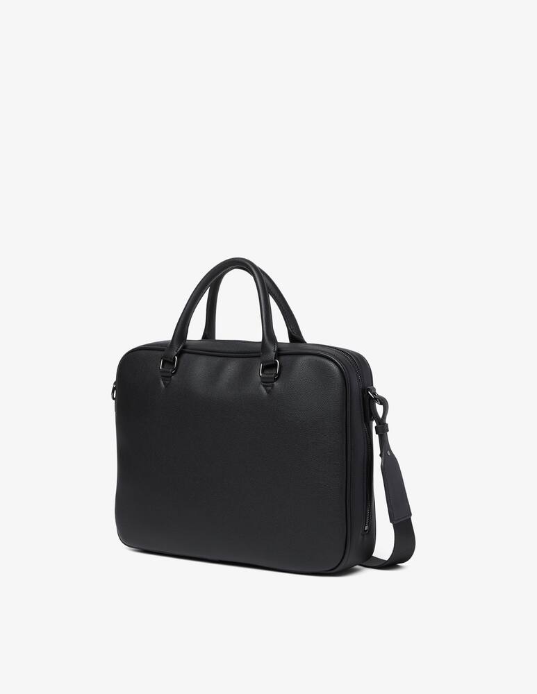 rinascente Armani Exchange Classic leather laptop bag