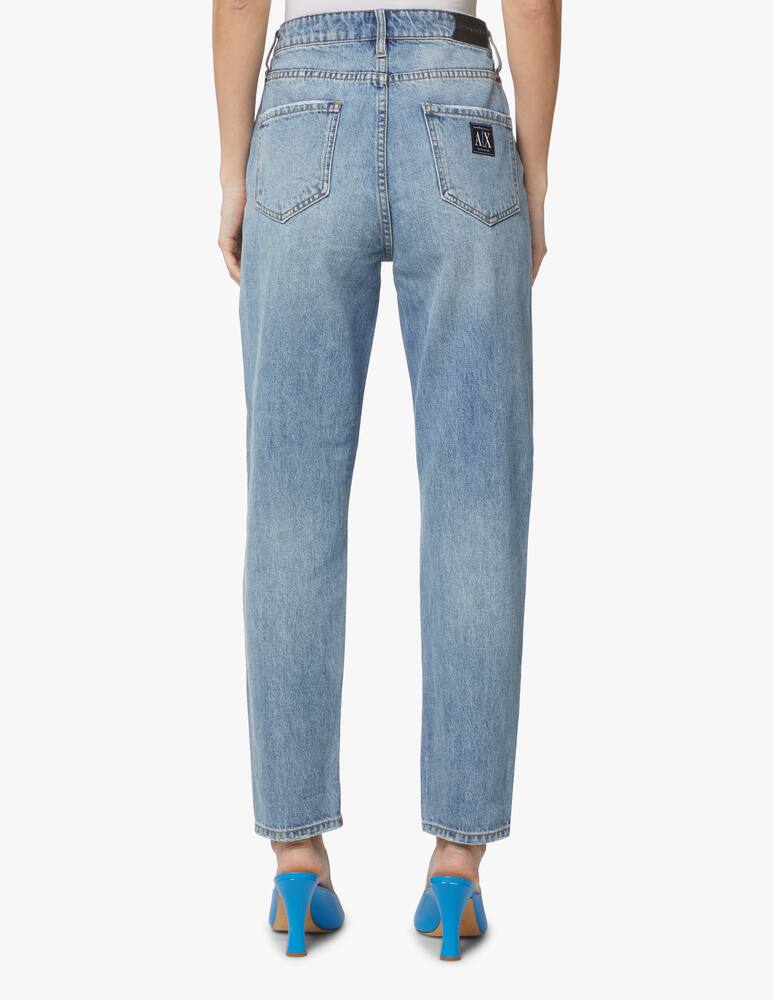 rinascente Armani Exchange Medium rise boyfriend jeans - light blue