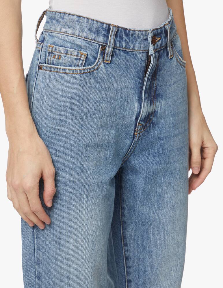 rinascente Armani Exchange Medium rise boyfriend jeans - light blue