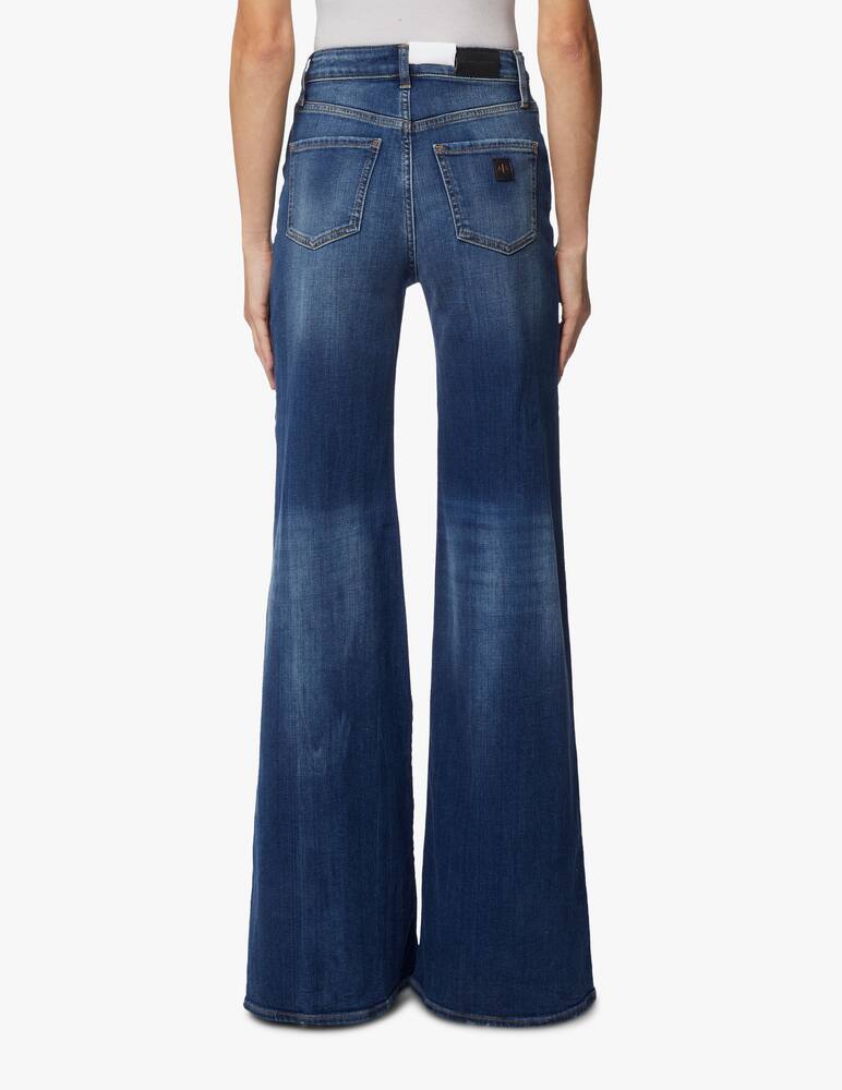 rinascente Armani Exchange Jeans a palazzo vita alta - blu