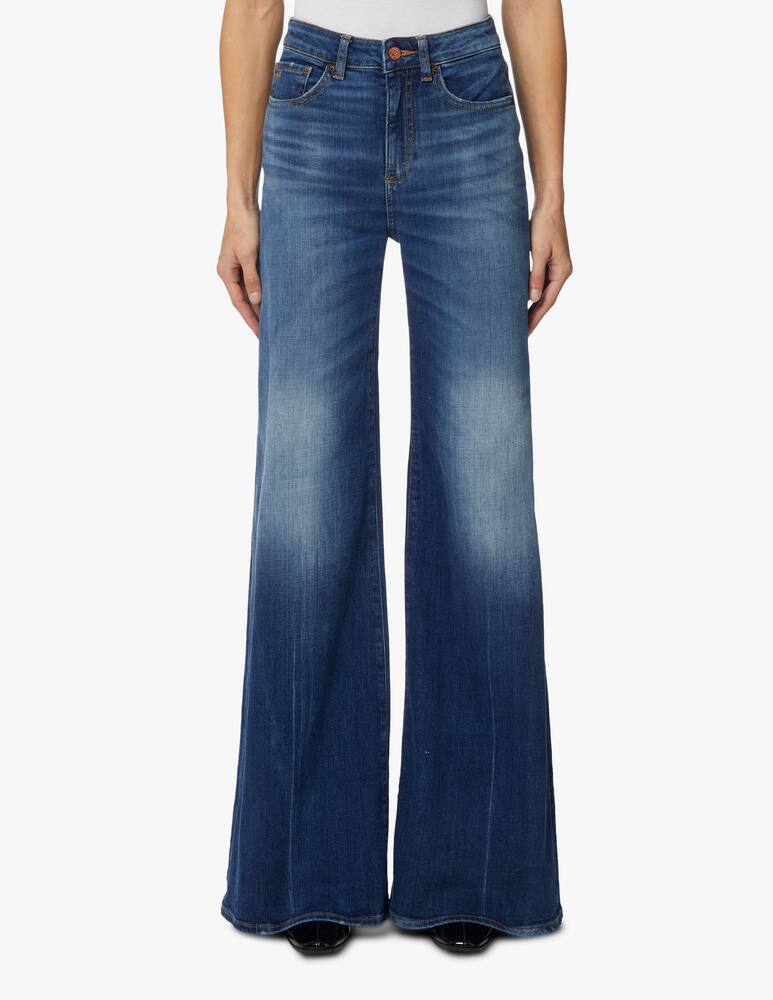 rinascente Armani Exchange Jeans a palazzo vita alta - blu