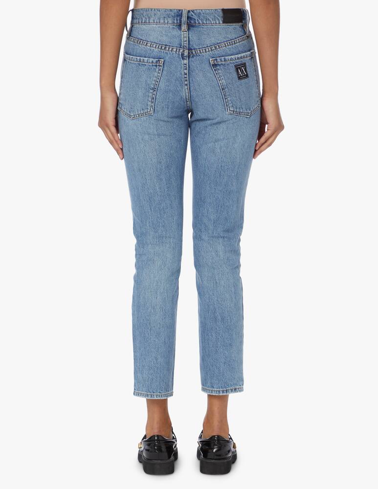rinascente Armani Exchange Jeans Mom vita alta - azzurro