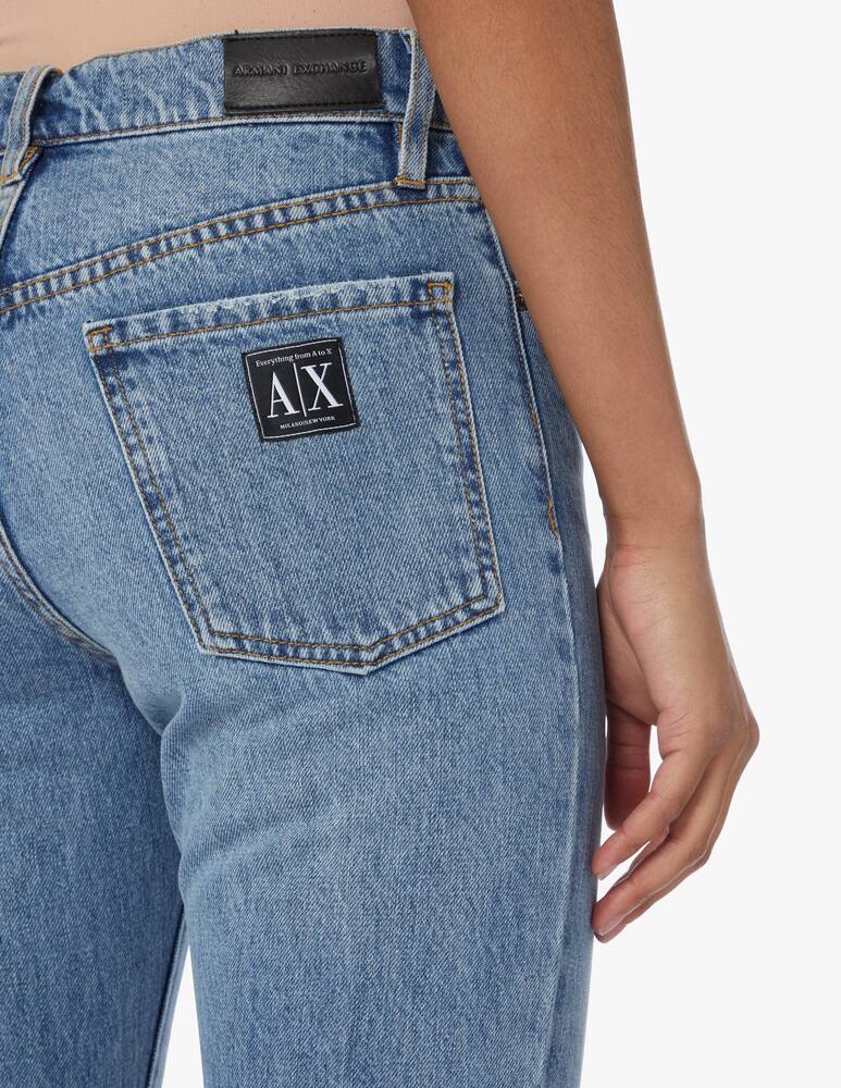 rinascente Armani Exchange Jeans Mom vita alta - azzurro