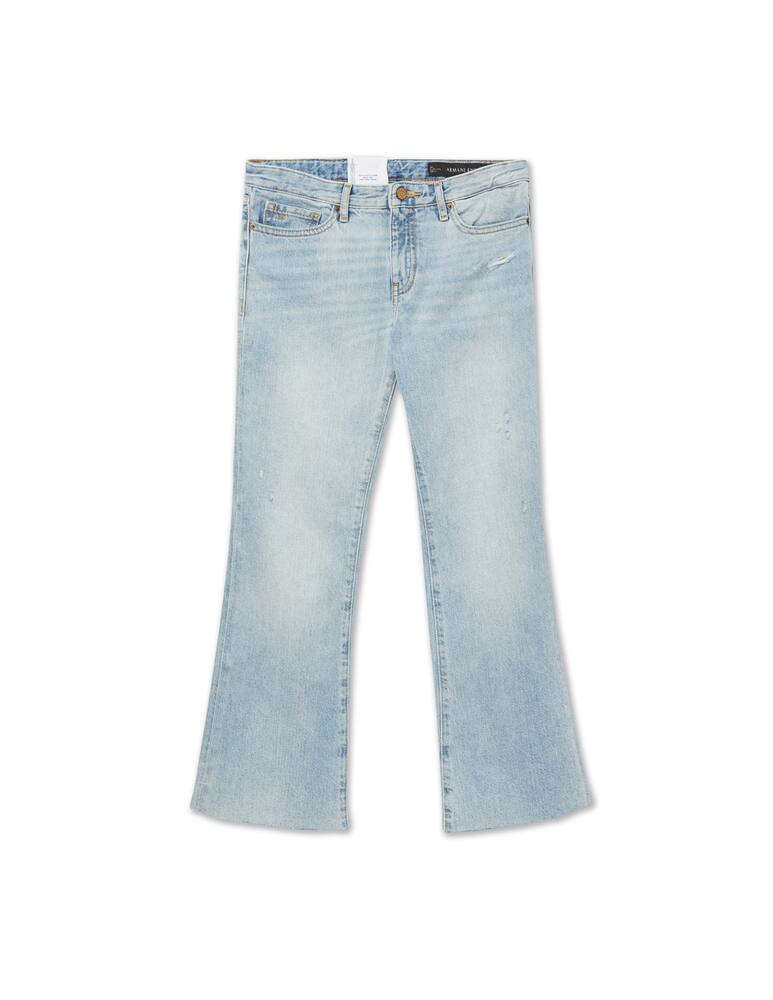 rinascente Armani Exchange Jeans a trombetta vita media - azzurro