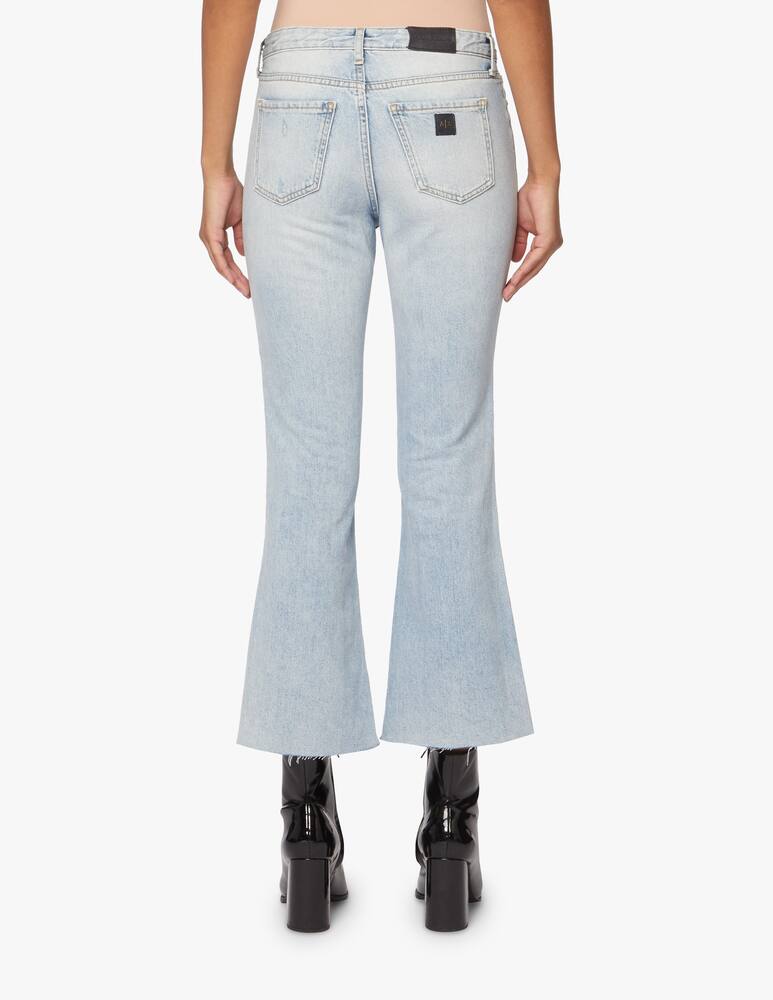 rinascente Armani Exchange Jeans a trombetta vita media - azzurro