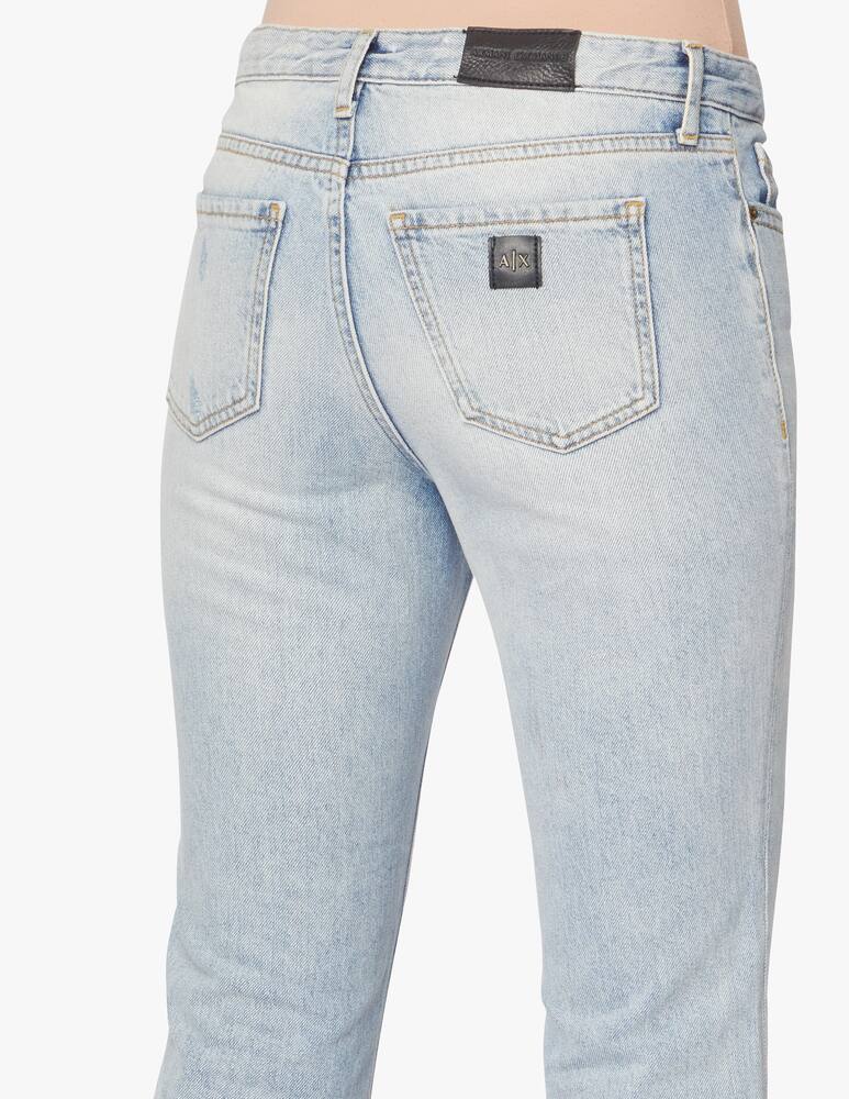 rinascente Armani Exchange Jeans a trombetta vita media - azzurro