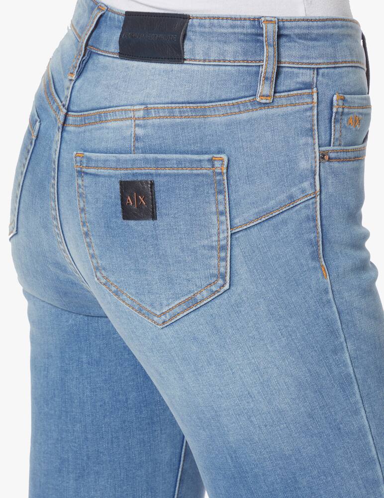 rinascente Armani Exchange Medium rise skinny jeans - light blue