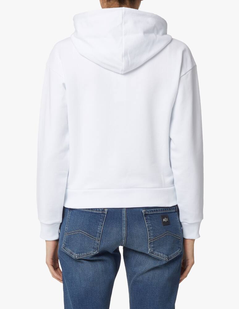 Armani Exchange Cotton hoodie - white - picture 3 Armani Exchange Cotton hoodie - white - picture 3