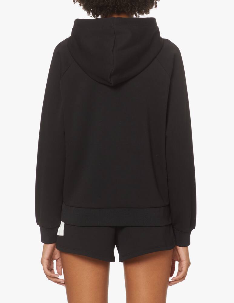 rinascente Armani Exchange Felpa con cappuccio in misto cotone - nero