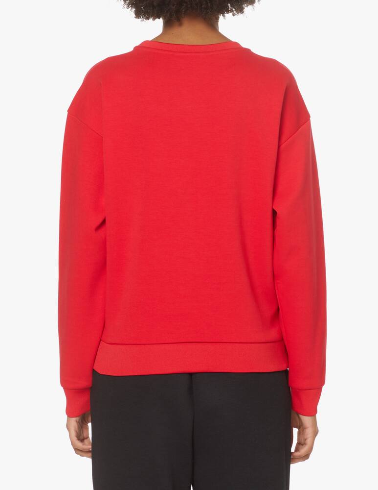 rinascente Armani Exchange Felpa girocollo in misto cotone - rosso