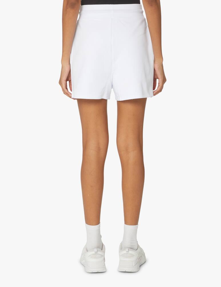 rinascente Armani Exchange Pantaloni di tuta corti in cotone - bianco