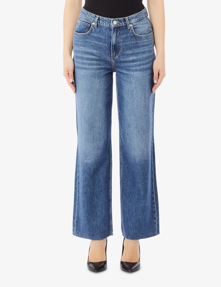 rinascente Liu Jo Wide leg denim trousers