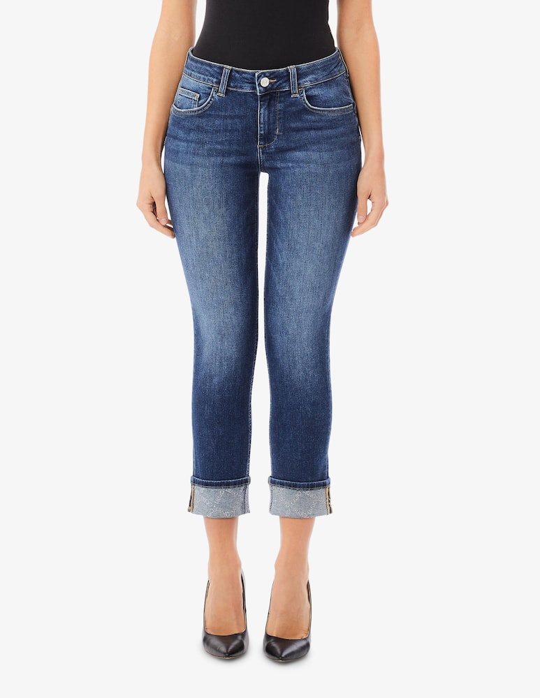 rinascente Liu Jo Monroe cuffed jeans