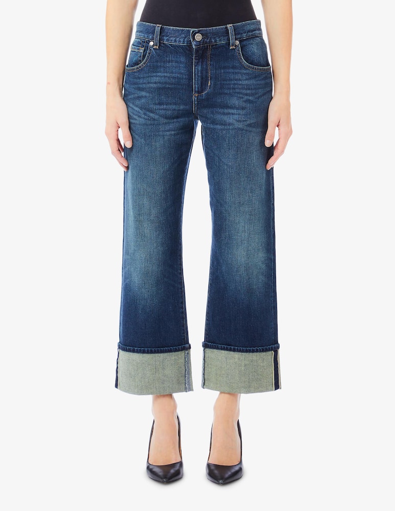 rinascente Liu Jo Straight cuffed jeans
