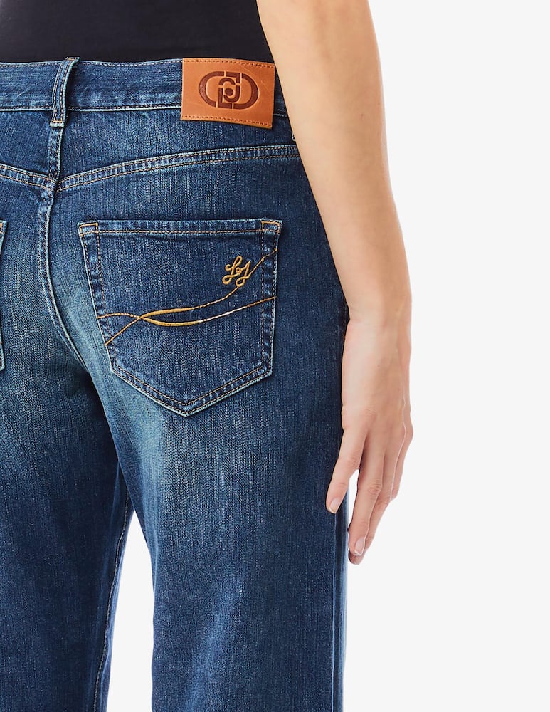 Liu Jo Straight cuffed jeans - picture 3 Liu Jo Straight cuffed jeans - picture 3