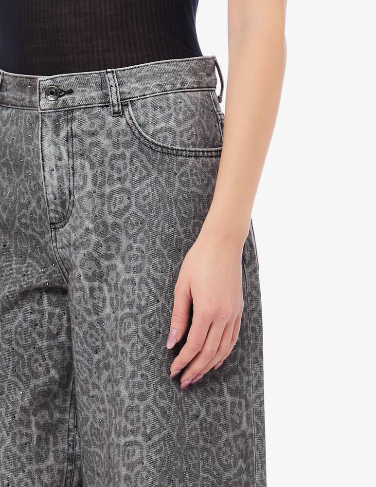 rinascente Liu Jo Flare leopard trousers
