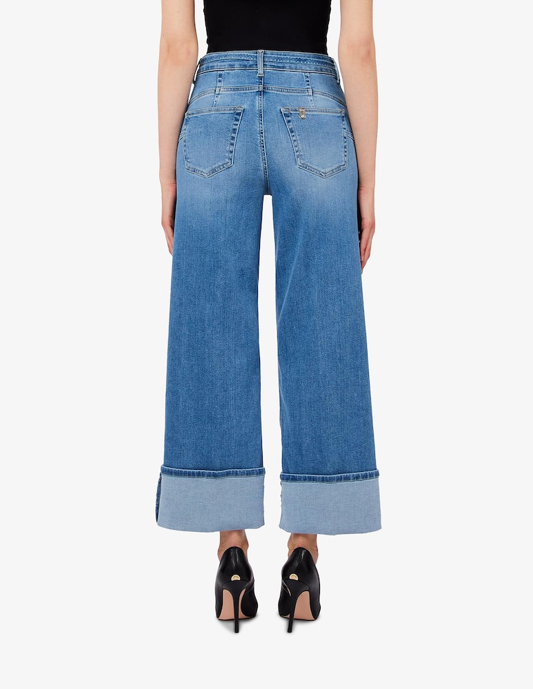 rinascente Liu Jo Cropped denim trousers