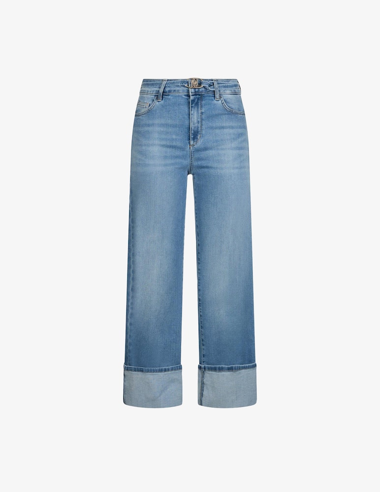 Liu Jo Cropped denim trousers - picture 5 Liu Jo Cropped denim trousers - picture 5