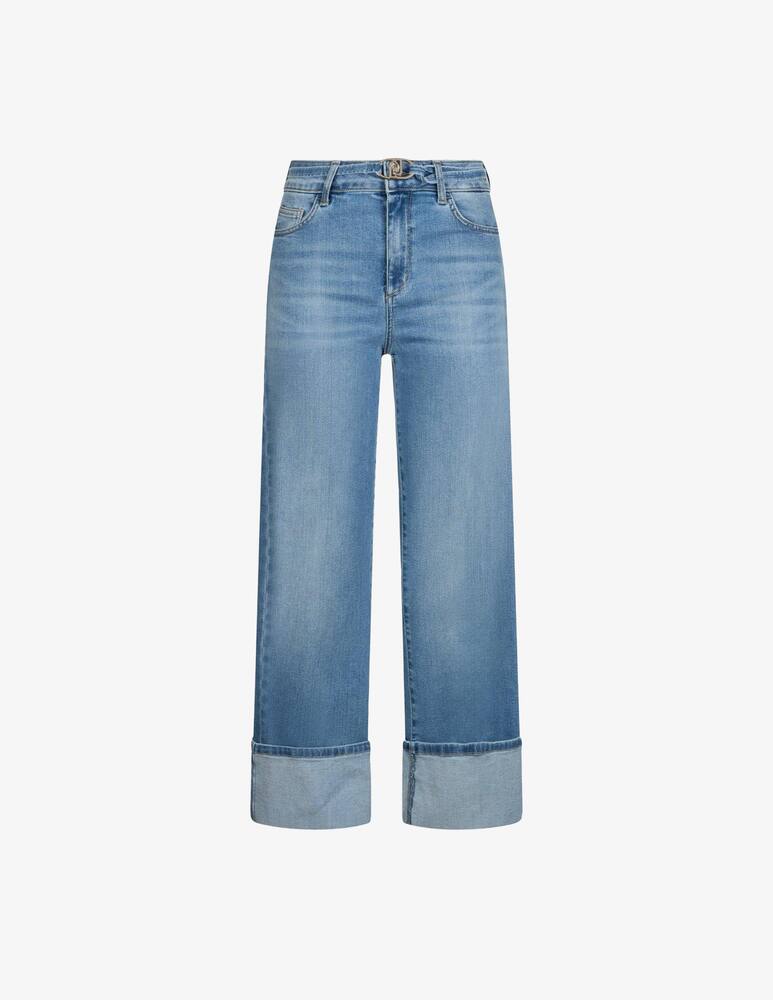 rinascente Liu Jo Cropped denim trousers
