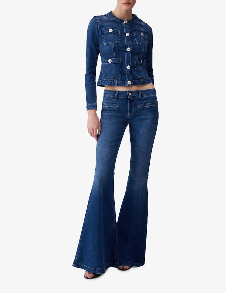 rinascente Liu Jo Giubbotto jeans con bottoni