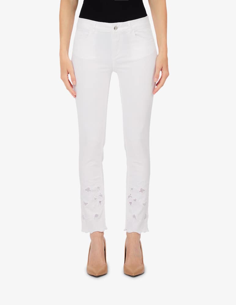 Liu Jo Embroidered hem slim jeans - picture 1 Liu Jo Embroidered hem slim jeans - picture 1