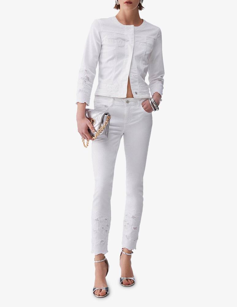 Liu Jo Embroidered hem slim jeans - picture 2 Liu Jo Embroidered hem slim jeans - picture 2