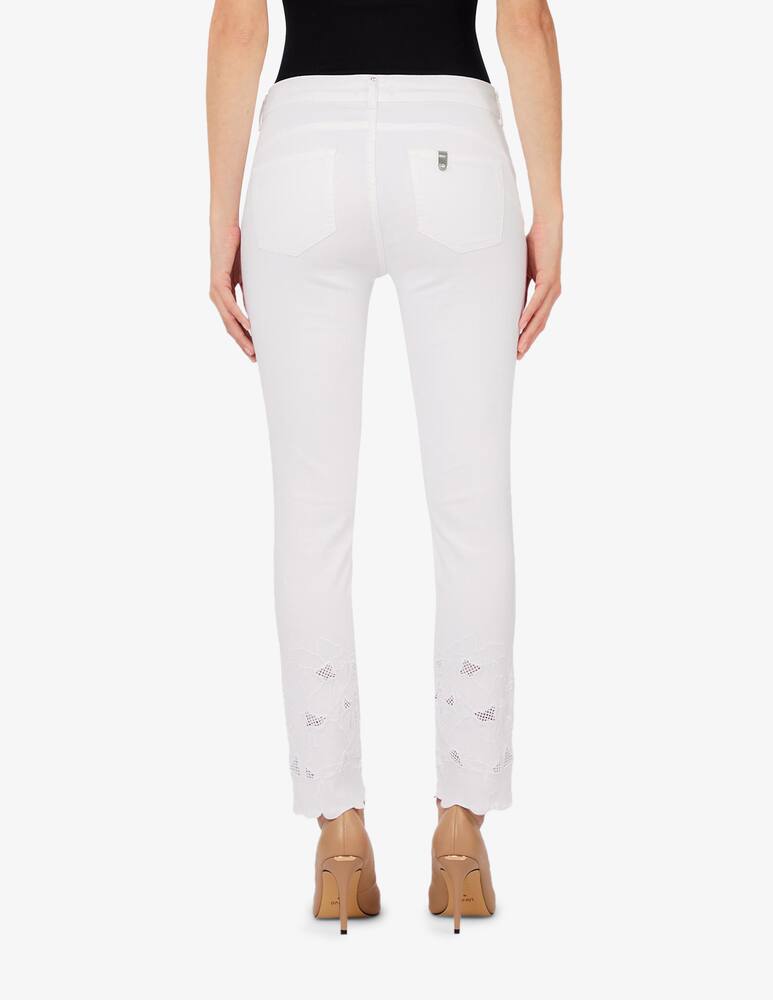 Liu Jo Embroidered hem slim jeans - picture 3 Liu Jo Embroidered hem slim jeans - picture 3