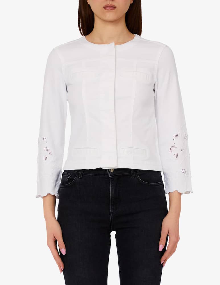rinascente Liu Jo Kate embroidered denim jacket