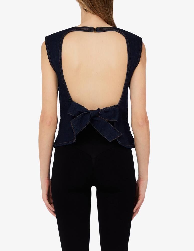 Liu Jo Pretty denim gilet - picture 2 Liu Jo Pretty denim gilet - picture 2