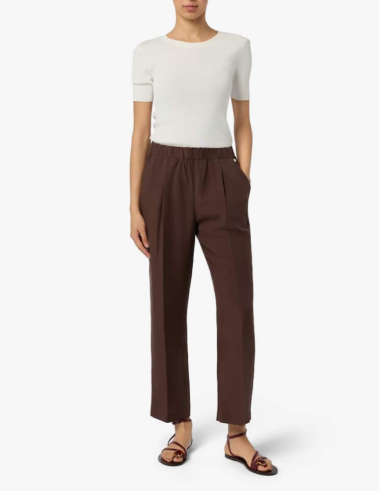 rinascente Liu Jo Pleated elastic waist trousers