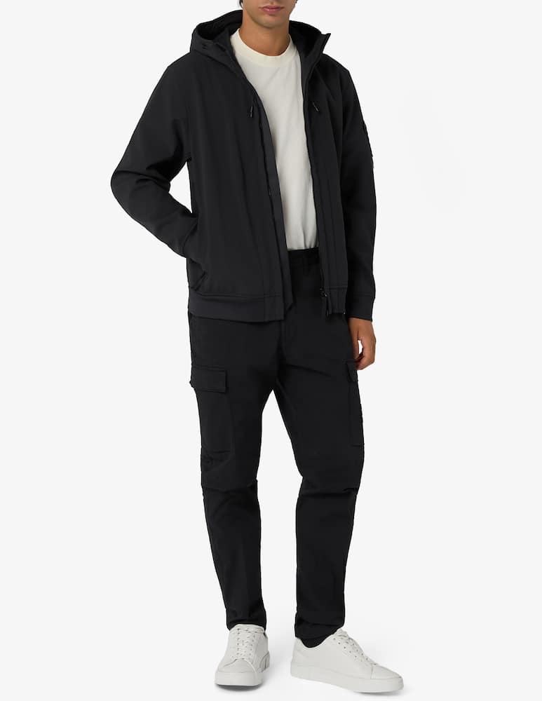 rinascente Stone Island Soft shell hooded jacket