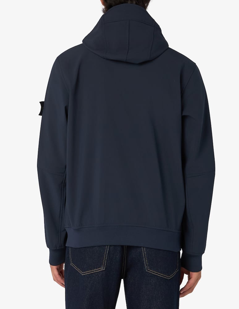 rinascente Stone Island Soft shell hooded jacket
