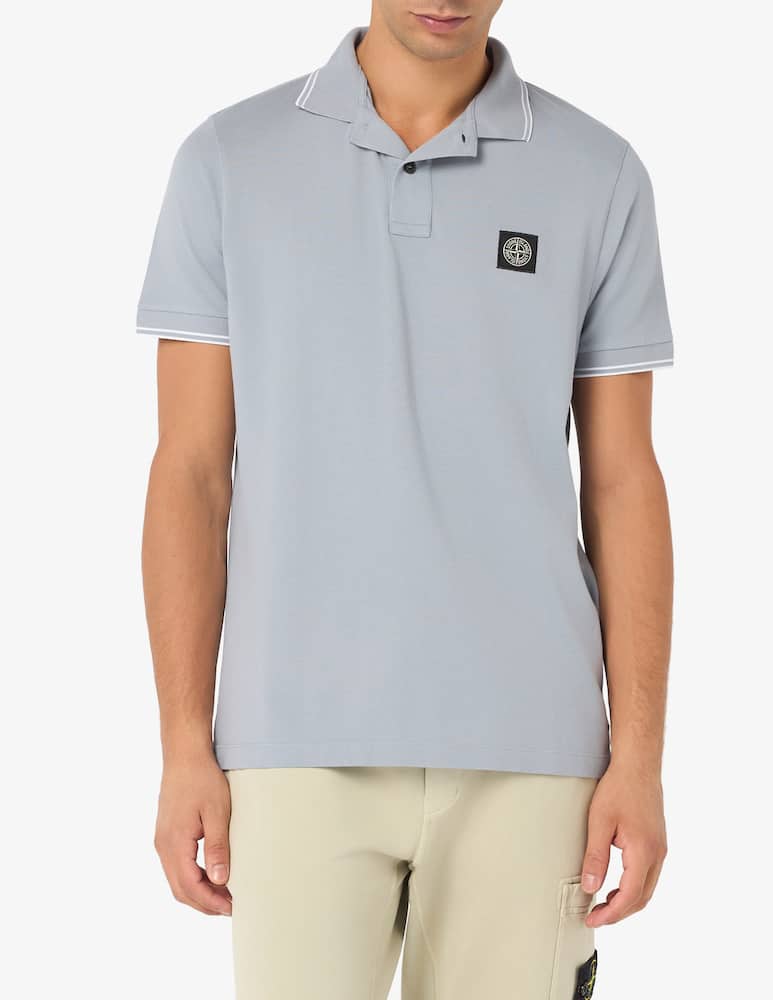 rinascente Stone Island Polo in cotone elasticizzato