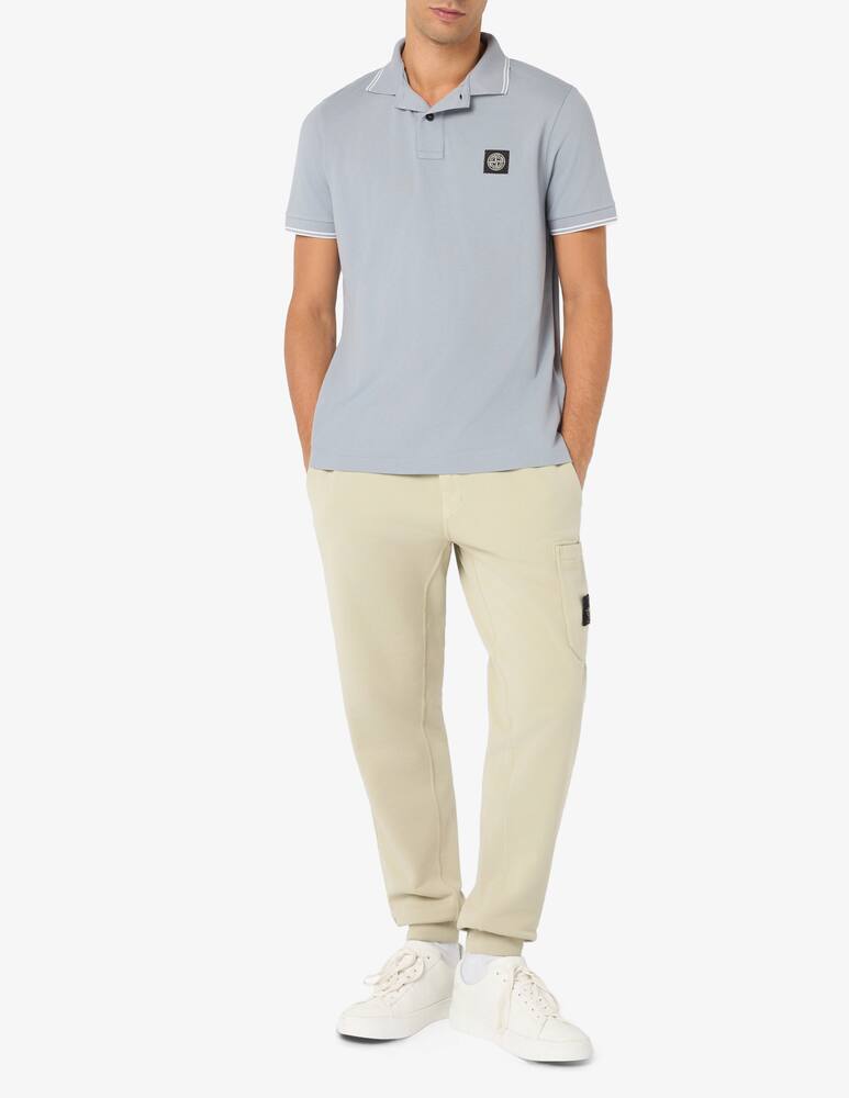 rinascente Stone Island Polo in cotone elasticizzato