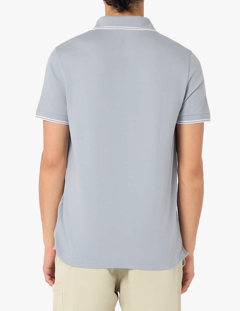 Stone Island Polo in cotone elasticizzato - immagine 3 Stone Island Polo in cotone elasticizzato - immagine 3