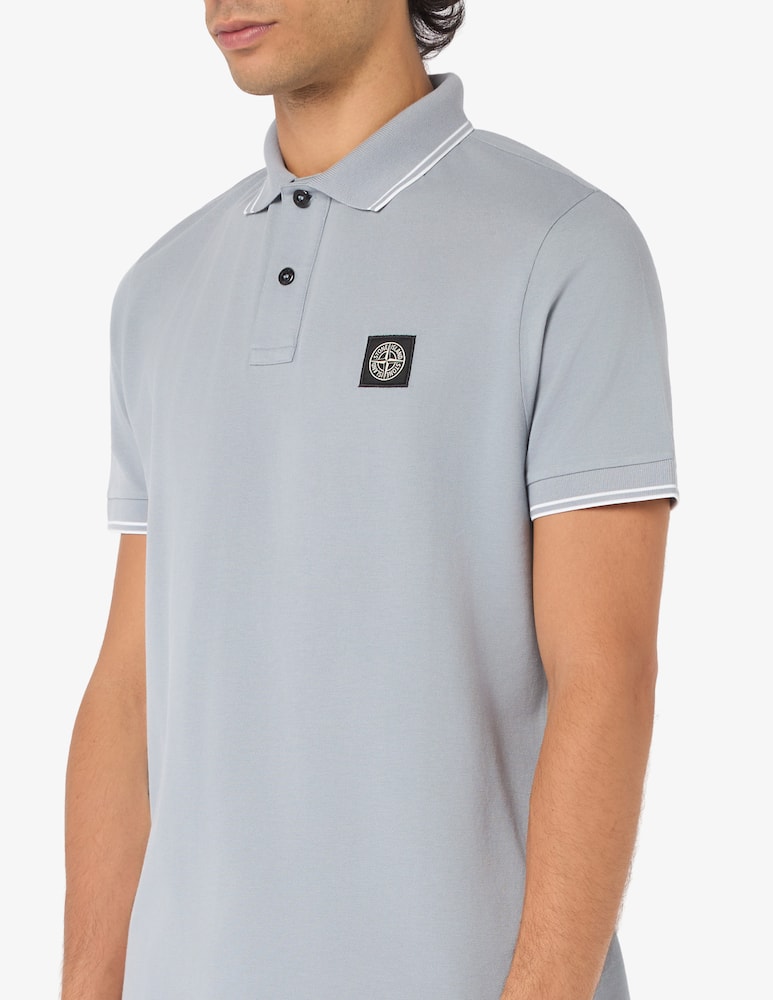 Stone Island Polo in cotone elasticizzato - immagine 4 Stone Island Polo in cotone elasticizzato - immagine 4